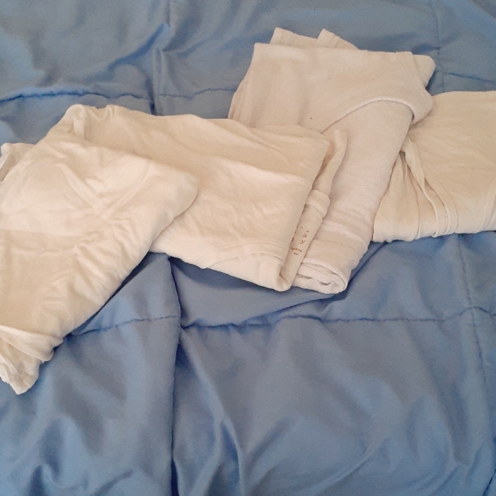 Lot of 4 white tank tops